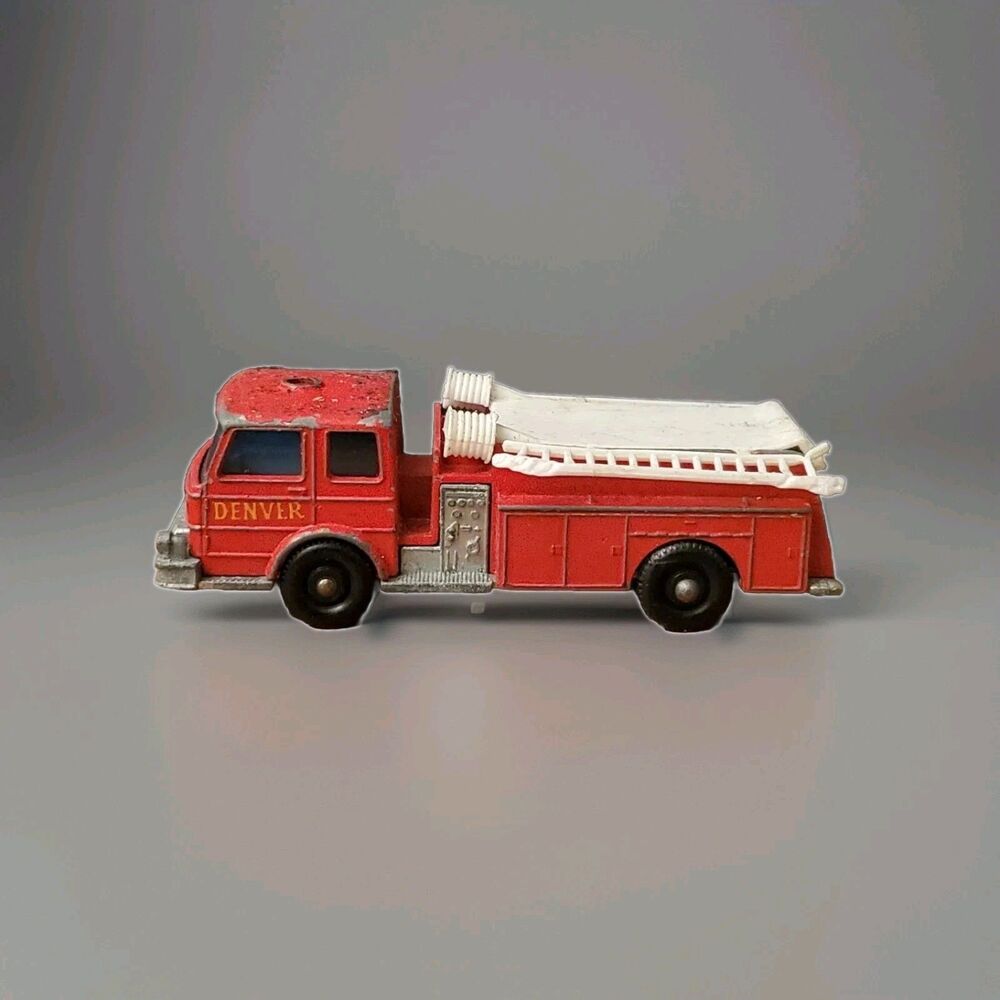 Matchbox Lesney No 29 Fire Pumper Truck Engine Red Made In England E6 Vintage
